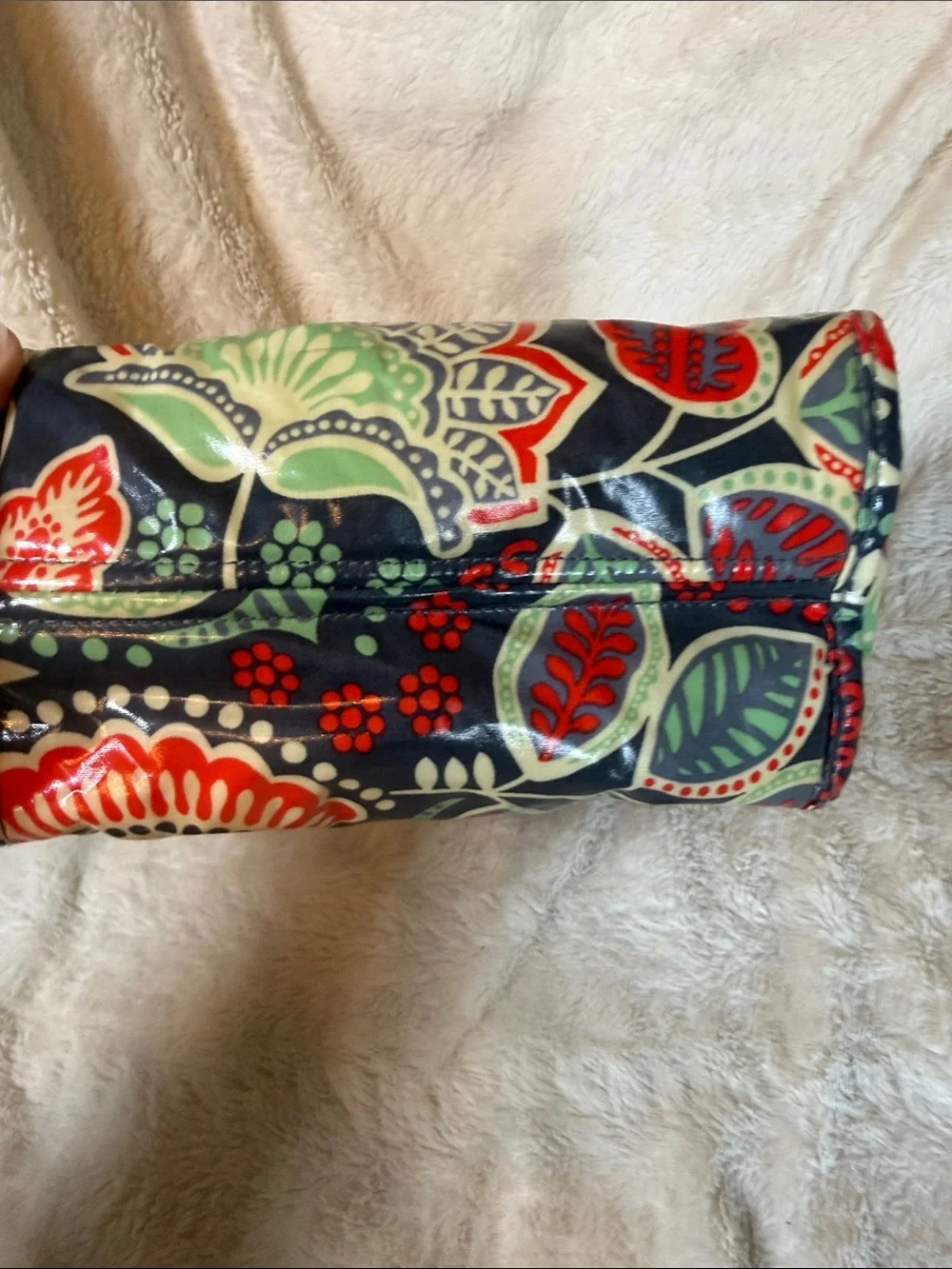 Vera Bradley Insulated Lunch Bag Floral Paisley Navy Red Green 22460-374 Bag